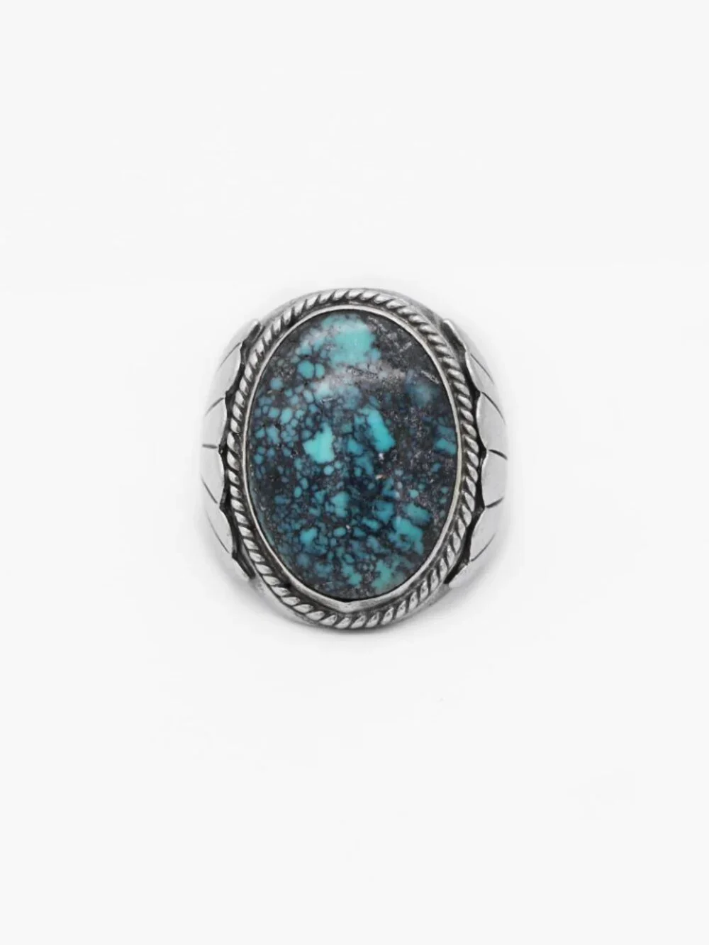 Native American Sterling Silver Turquoise Ring